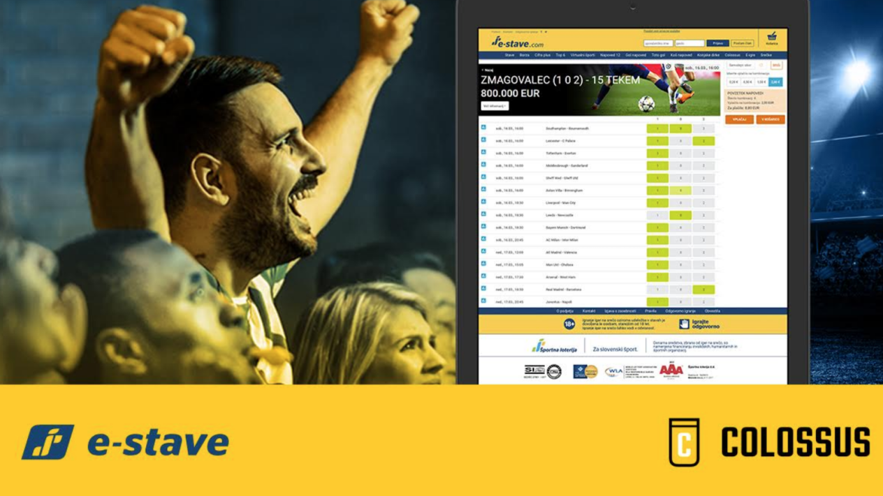 SBC News Colossus Bets boosts Športna Slovenia's jackpot capacities