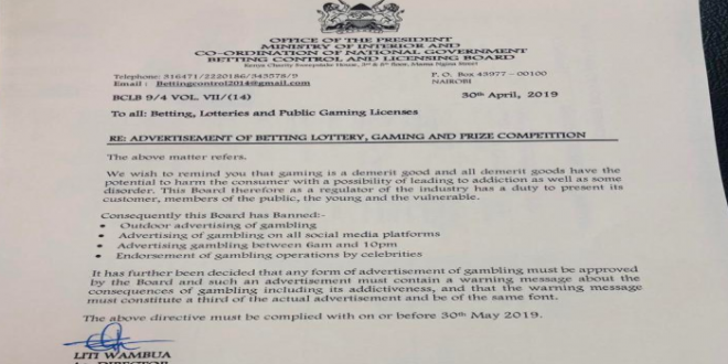 SBC News Kenya to introduce tough advertising restrictions protecting public from addiction