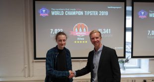 SBC News Allee named bettingexpert.com's World Tipster Champion