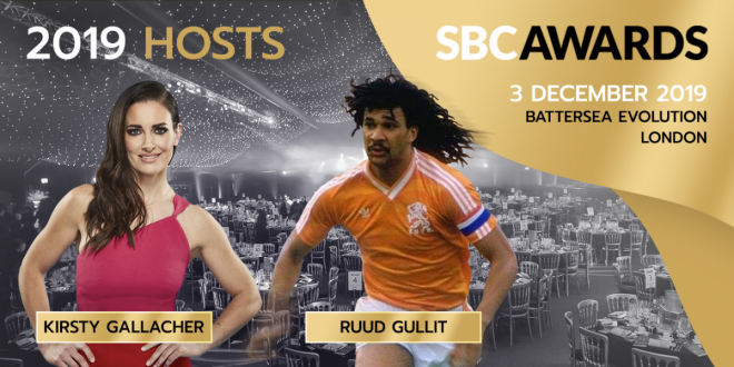 Ruud Gullit and Kirsty Gallacher to host SBC Awards 2019