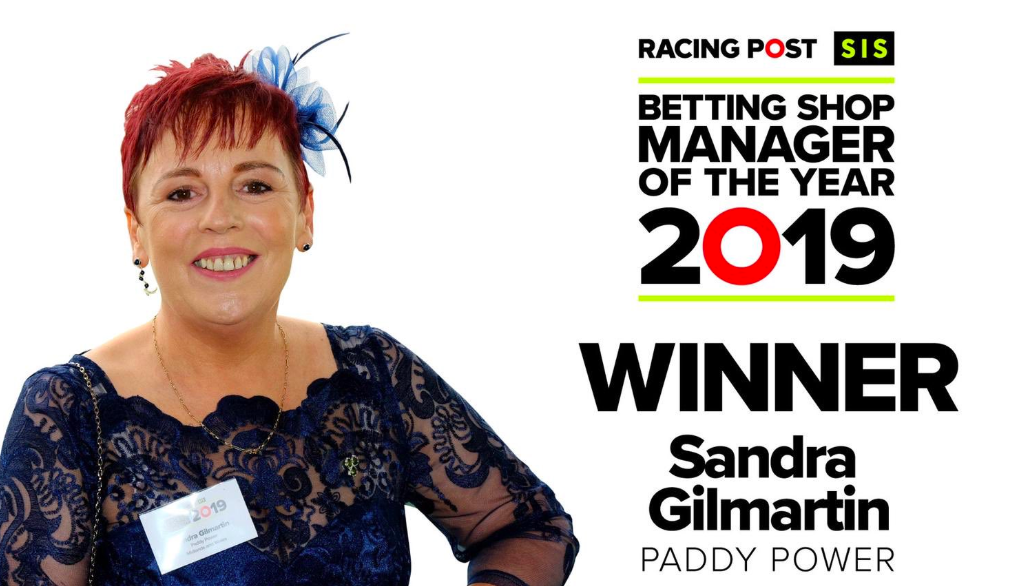 SBC News Paddy Power's Sandra Gilmartin wins 'Betting Shop Manager of the Year' award