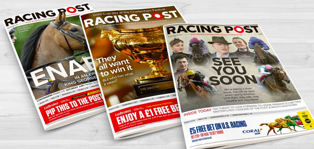 SBC News Racing Post returns to print upbeat by summer prospects