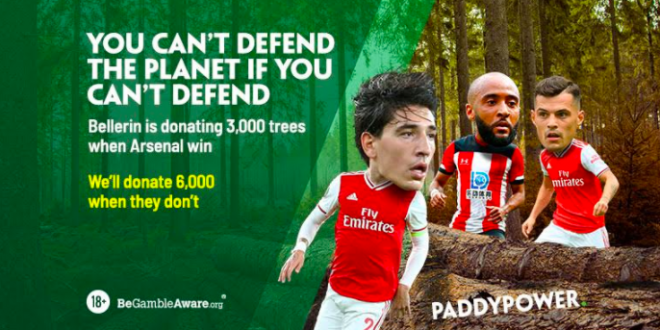 SBC News Paddy Power guarantees Hector's Arsenal tree pledge
