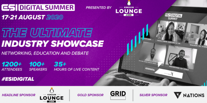 SBC News ESI announces first wave of speakers for Digital Summer esports event  