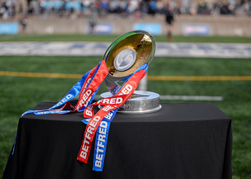The Betfred Championship final trophy