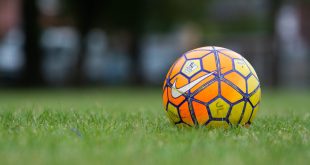 Close-up shot of a Premier League matchball