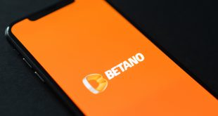 The Betano logo on a mobile device