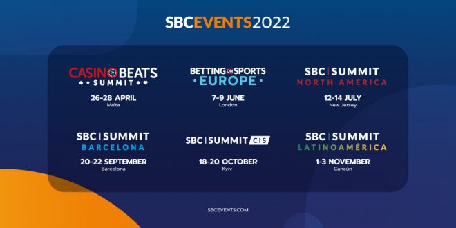 SBC Events 2022 schedule