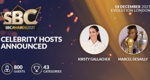SBC Awards 2021 Marcel Desailly Kirsty Gallacher
