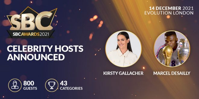 SBC Awards 2021 Marcel Desailly Kirsty Gallacher