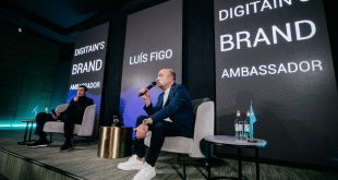 Luis Figo and Vardges Vardanyan press conference at Digitain HQ