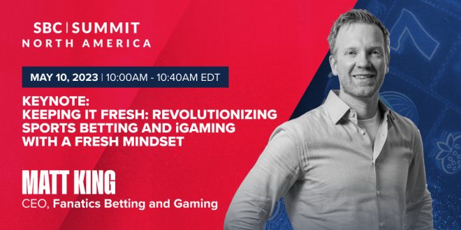 Matt King at SBC Summit North America
