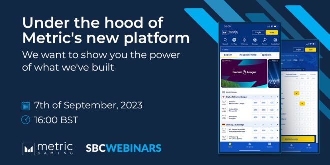 SBC Webinars x Metric Gaming - A deep dive into an Industry defining project