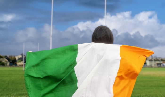 Irish betting regulator will turn attention to advertising ‘in due course’ 2 Irish flag on Gaelic football pitch