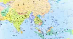 Map showing some of the prospective Asian betting markets including India, Sri Lanka, Thailand and Japan