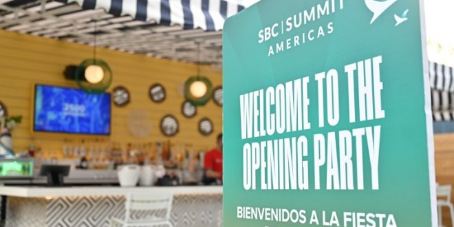 An image of the SBC Summit Americas opening party