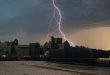 A lighting strike on the Isle of Man, where TGP Europe is based