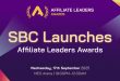 SBC Launches Award poster