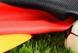 German flag with football