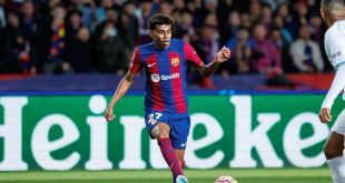FC Barcelona’s Lamine Yamal, who has appeared in an online ad for BeetMGM in the Netherlands