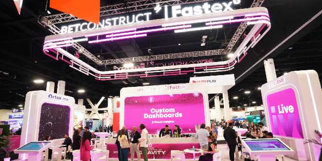 BetConstruct booth at SBC Summit Americas