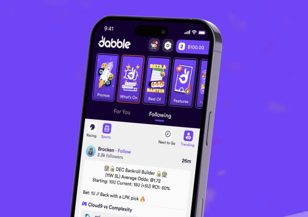 Tom Rundle Dabble Dabble brings its ‘social charge’ to UK sports betting
