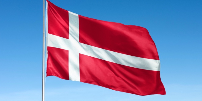 The Danish flag