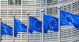 European Union flags
