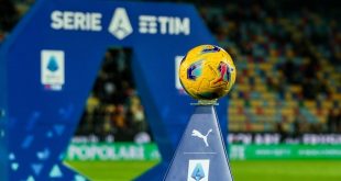 The Italian Lega Serie A trophy