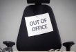Out of Office sign