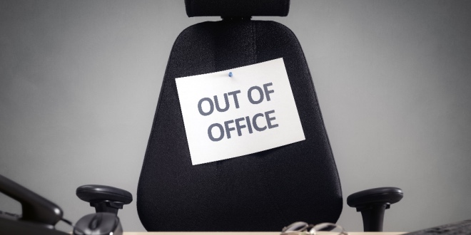 Out of Office sign