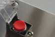 A red panic button