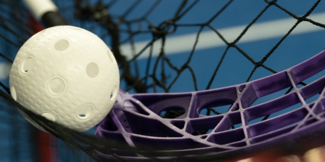 Small ball by net (floorball)