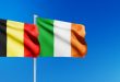 belgium and ireland flags
