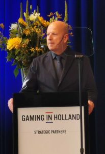 Willem van Oort at the Gaming in Holland Conference