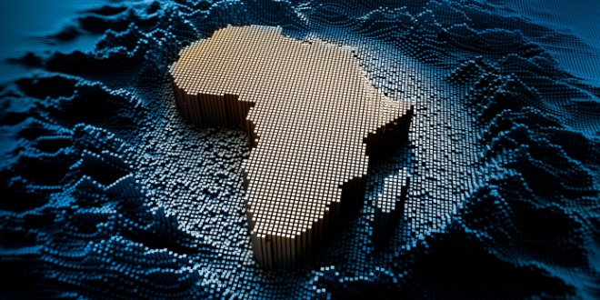 Africa map (digital)