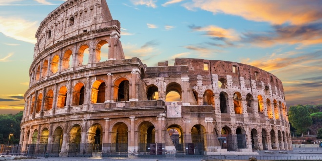 The Colosseum in Rome, Italy, where Lottomatica is carving out its market position