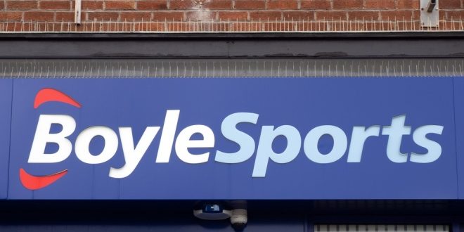 BoyleSports logo above a shop