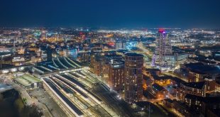 Skyline of Leeds, West Yorkshire, where Flutter has partnered with a local university