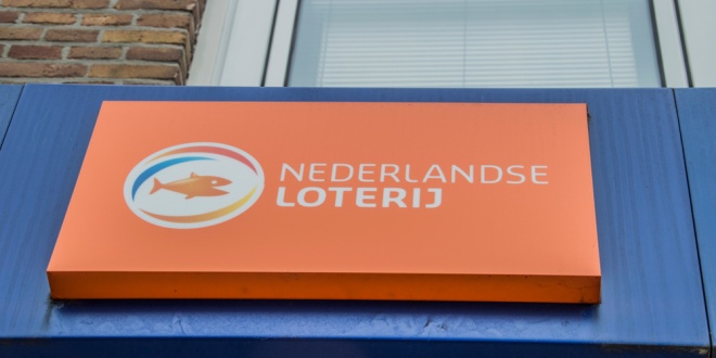 Nederlandse Loterij sign above a retailer