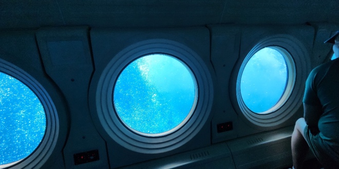 A view from a submarine