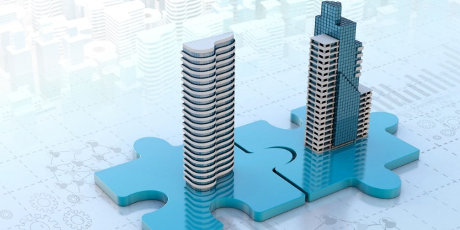 buildings on a jigsaw