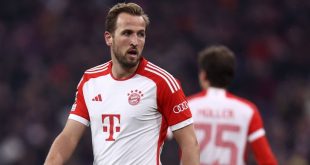Harry Kane playing for bayern munich