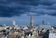 Dark skies over Brussels, Belgium, symbolic of the black market EGBA claims hangs over Europe