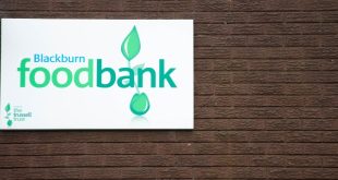 Blackburn foodbank sign