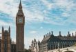House of Commons, where the Shadow Cabinet sits, with Westminster Bridge over the River Thames in foreground