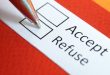 ticking a refuse box