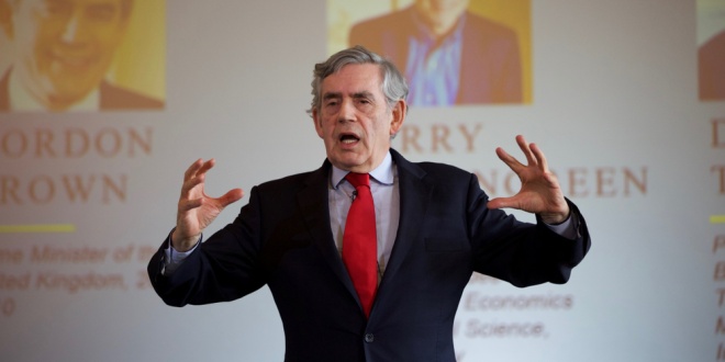 Gordon Brown, former Prime Minister and Chancellor of the Exchequer