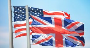 UK and US flags, symbolising British firm bet365's expansion in the US