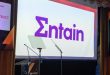 Entain logo displayed at the SBC Summit North America
